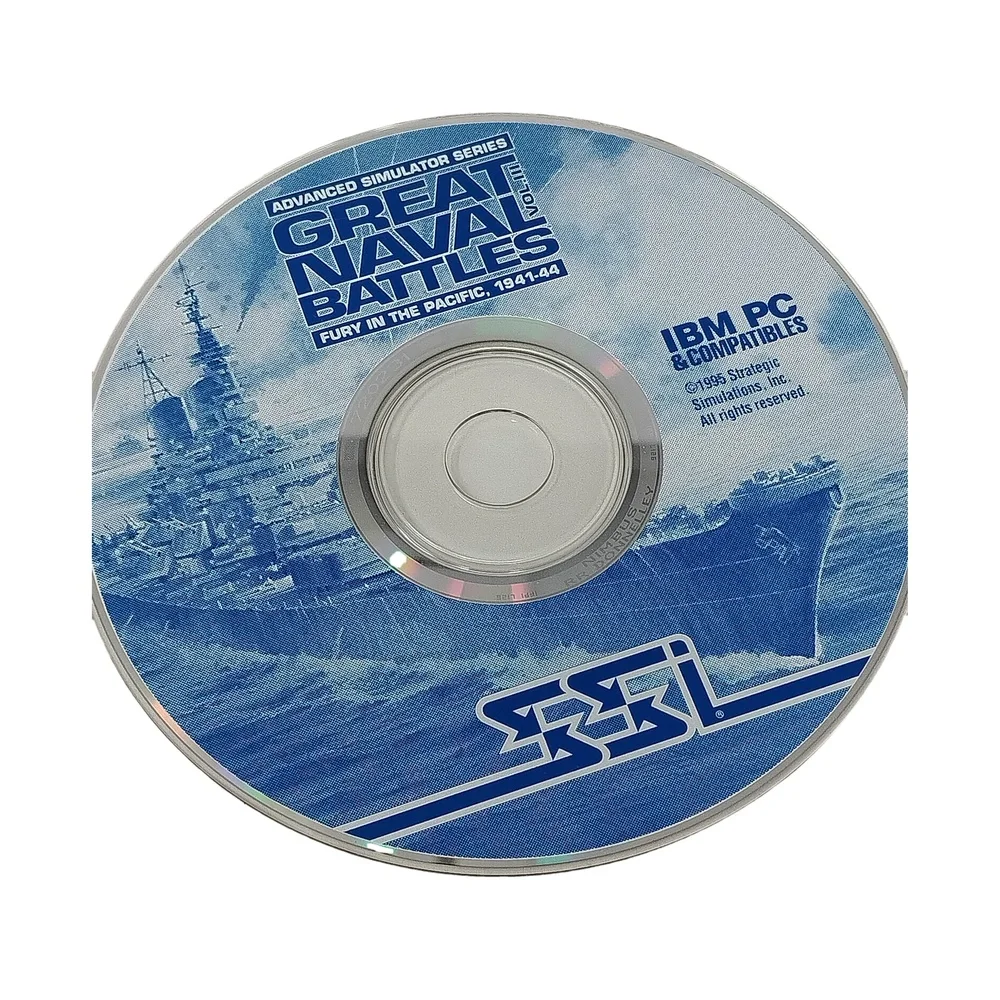 SSI Great Naval Battles Vol III Pacific Theater PC Game 90s DOS Simulator Retro
